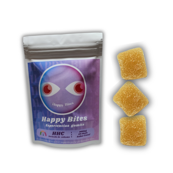 Happy Bites | Gomitas HHC 50 mg/pza | 6 piezas