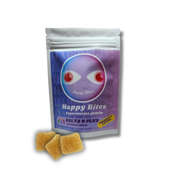 Happy Bites  | Gomitas Delta 9 THC 10 mg/pza  | 6 piezas