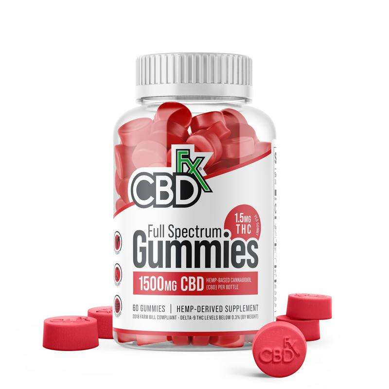 CBD Fx  | Gomitas CBD 1500 mg + DELTA 9 THC 90 mg | 60 pzas