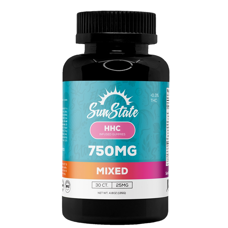 SunState | Infused Gummies HHC 25 mg/pza | 10, 30 o 60 piezas