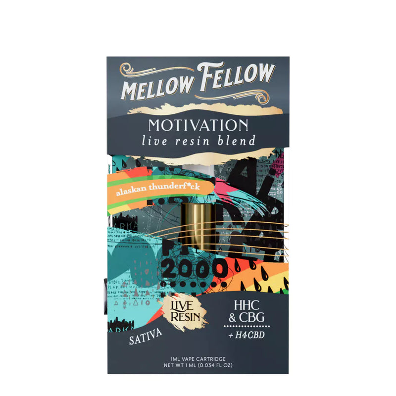Mellow Fellow | Cartucho de Wax desechable Live Resin HHC + H4CBD 1000 mg | 1 ml