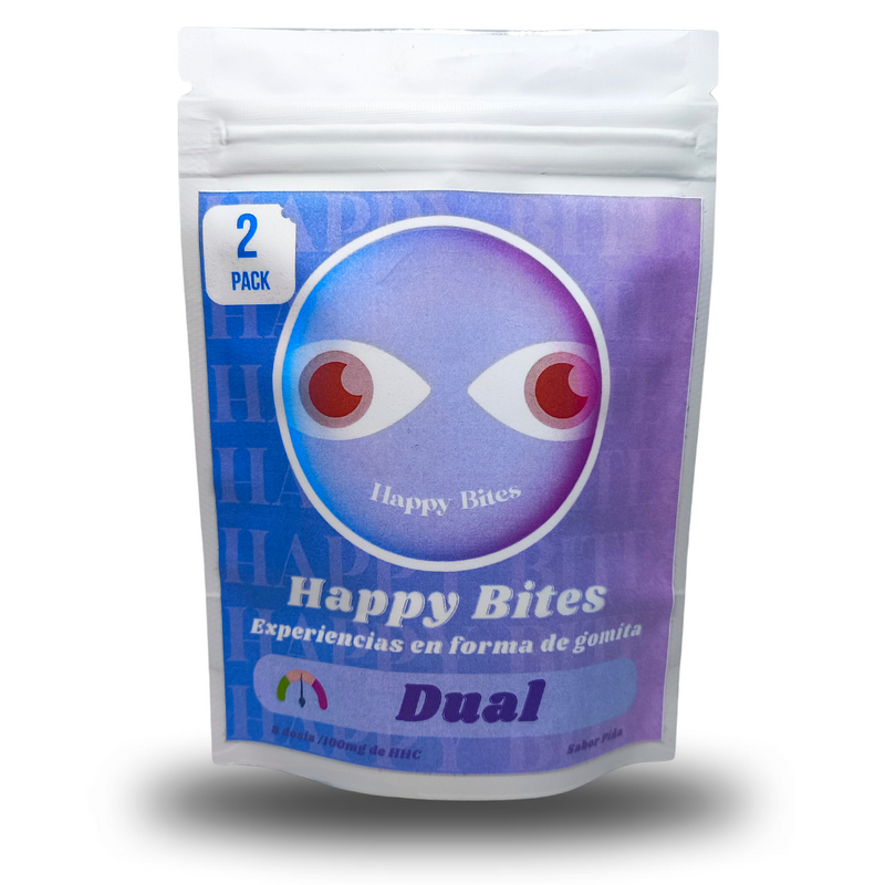 Happy Bites | Gomitas Dual HHC 50 mg/pza | 2 o 6 piezas