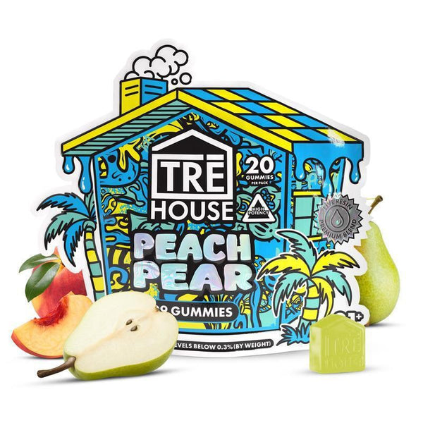 Tre House | Gomitas Delta 9 THC 10 mg/pza + CBD 10 mg/pza | 20 Piezas