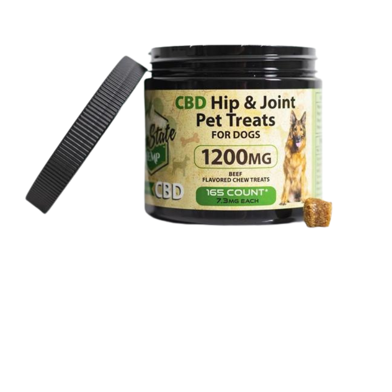 SunState Hemp | Treats CBD para Mascotas E. Amplio 100 ó 1200 mg | Hasta 350 piezas