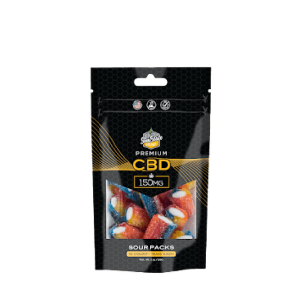 SunState Hemp | Gomitas Pack Aciditos CBD E. Amplio 12, 15 ó 16 mg/pza | 10, 30 ó 120 piezass