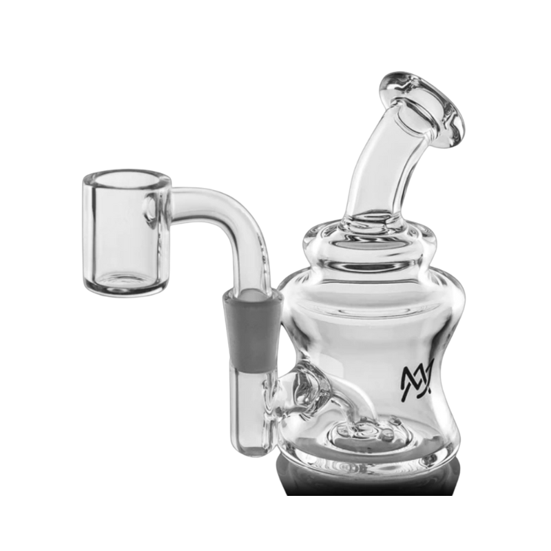 Mjarsenal | Pipa Mini Dab Rig MJ para Wax | Cristal