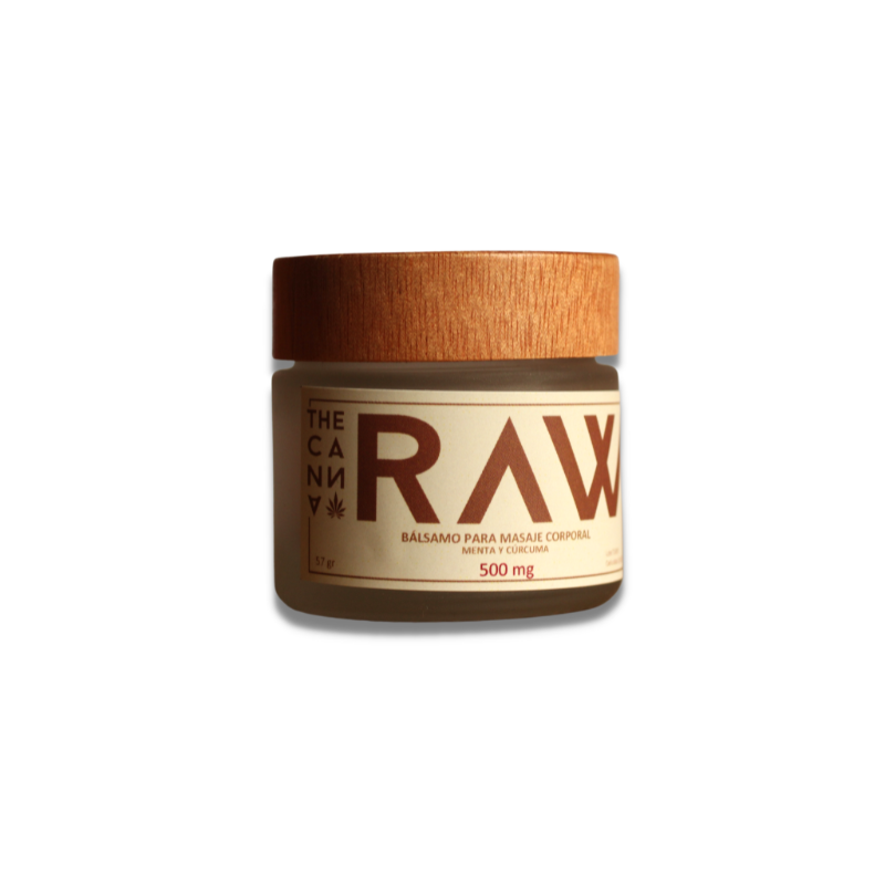 Canna Raw | Balsamo Para Masaje Corporal CBD 500 ó 1000 mg | 57 gr