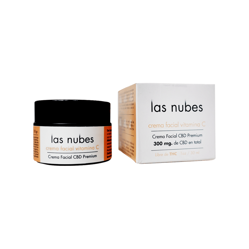 Las Nubes | Crema Facial CBD con Vitamina C | 300mg