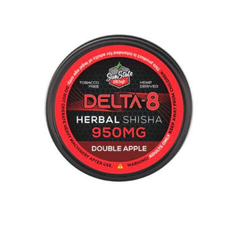 SunState Hemp | Mezcla Herbal para Shisha o Hookah Delta 8 THC 950 mg | 1 pieza