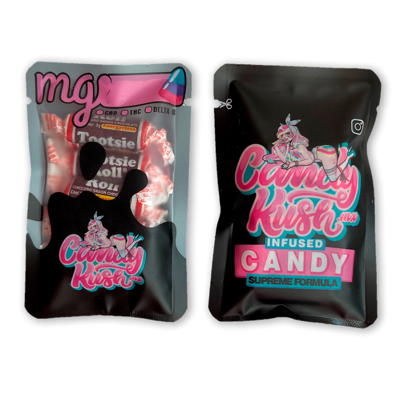 Candy Kush | Tootsie Roll Delta 8 THC 25 mg/pza | 5 piezas