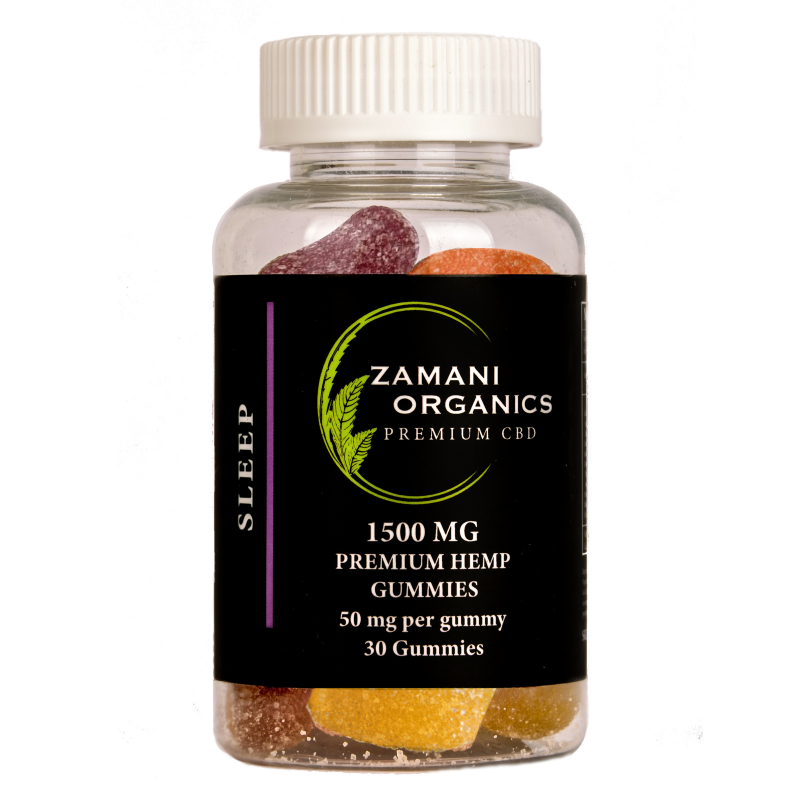 Zamani | Gomitas CBD E. Aislado 25 ó 50 mg/pza + Melatonina | 12 ó 30 piezas