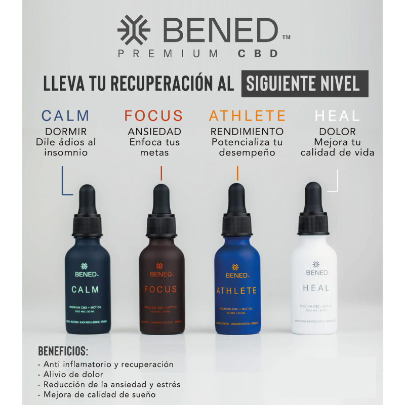 BENED | Aceite CBD E. Amplio Focus 500 o 1000 mg | 15 ó 30 ml