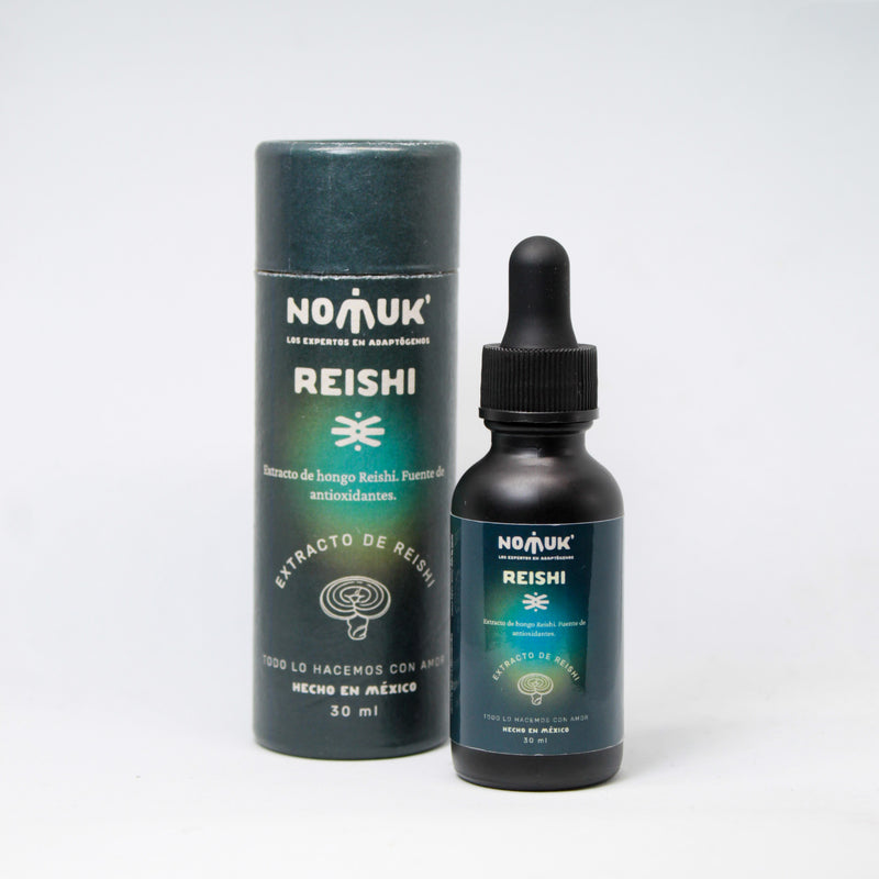 Nomuk | Tintura Extracto de Hongo Adaptógeno Reishi 400 mg | 30 ml