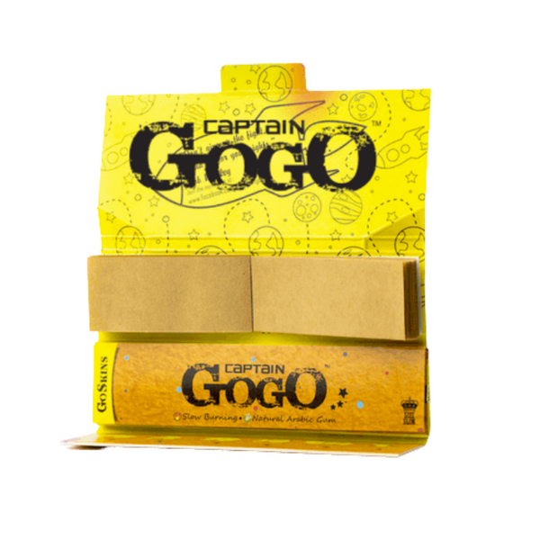 Gogo Capitain | 33 Papeles Go Skins para Forjar King Size + Filtros Blanco ó Café | 1 pieza