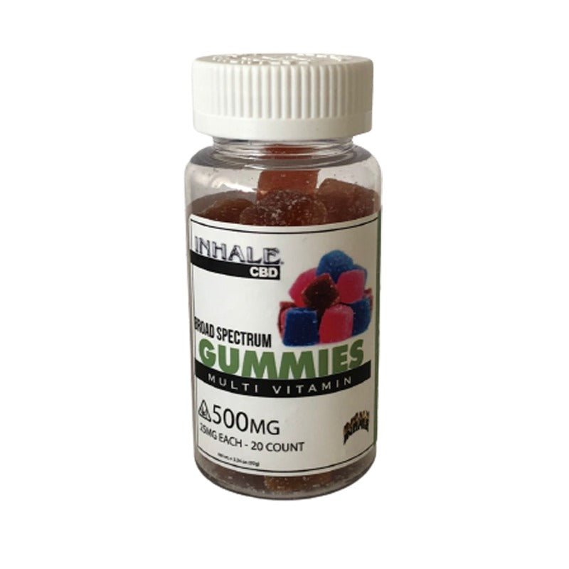 INHALE CBD | Gomitas Multivitamínicas CBD E. Amplio 25 mg/pza | 20 piezas