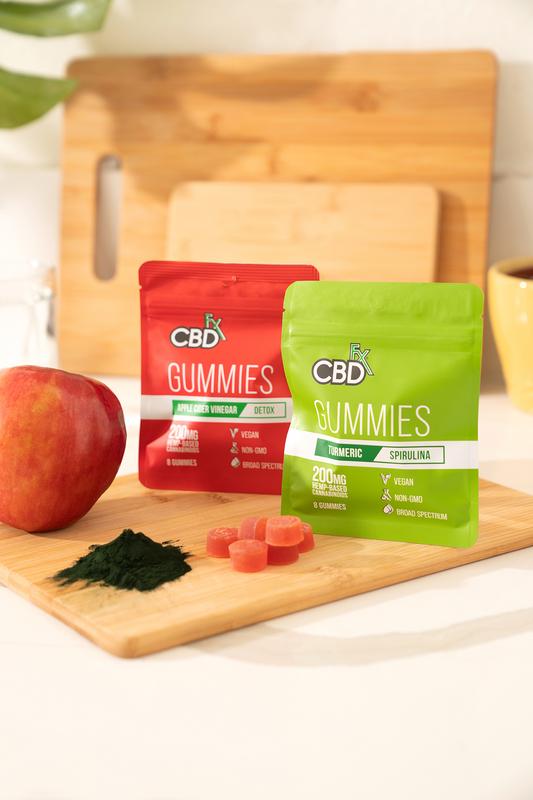 CBD Fx | Gomitas CBD veganas con Multivitamínicos y Super Alimentos | 200, 1500 mg