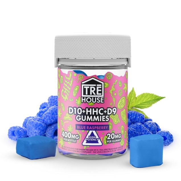 Tre House | Gomitas D10 THC 10 mg/pza + HHC 5 mg/pza + D9 THC 5 mg/pza | 20 piezas